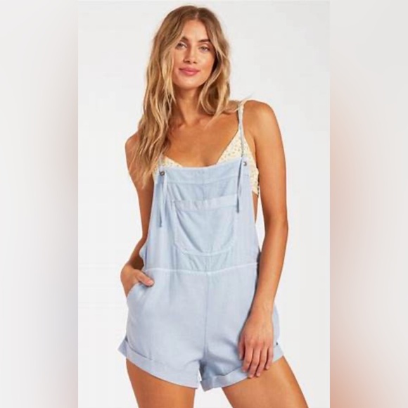 Billabong Wild Pursuit Overalls Romper in Sahara - Picture 4 of 4